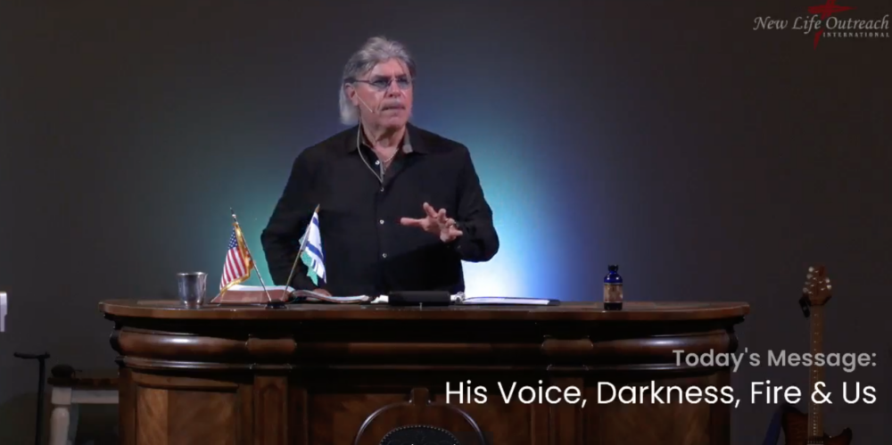 'His Voice, Darkness, Fire - & Us' Image