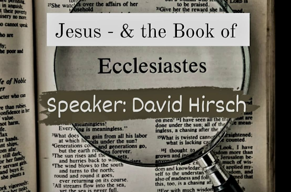 'Jesus - & the Book of Ecclesiastes' Image